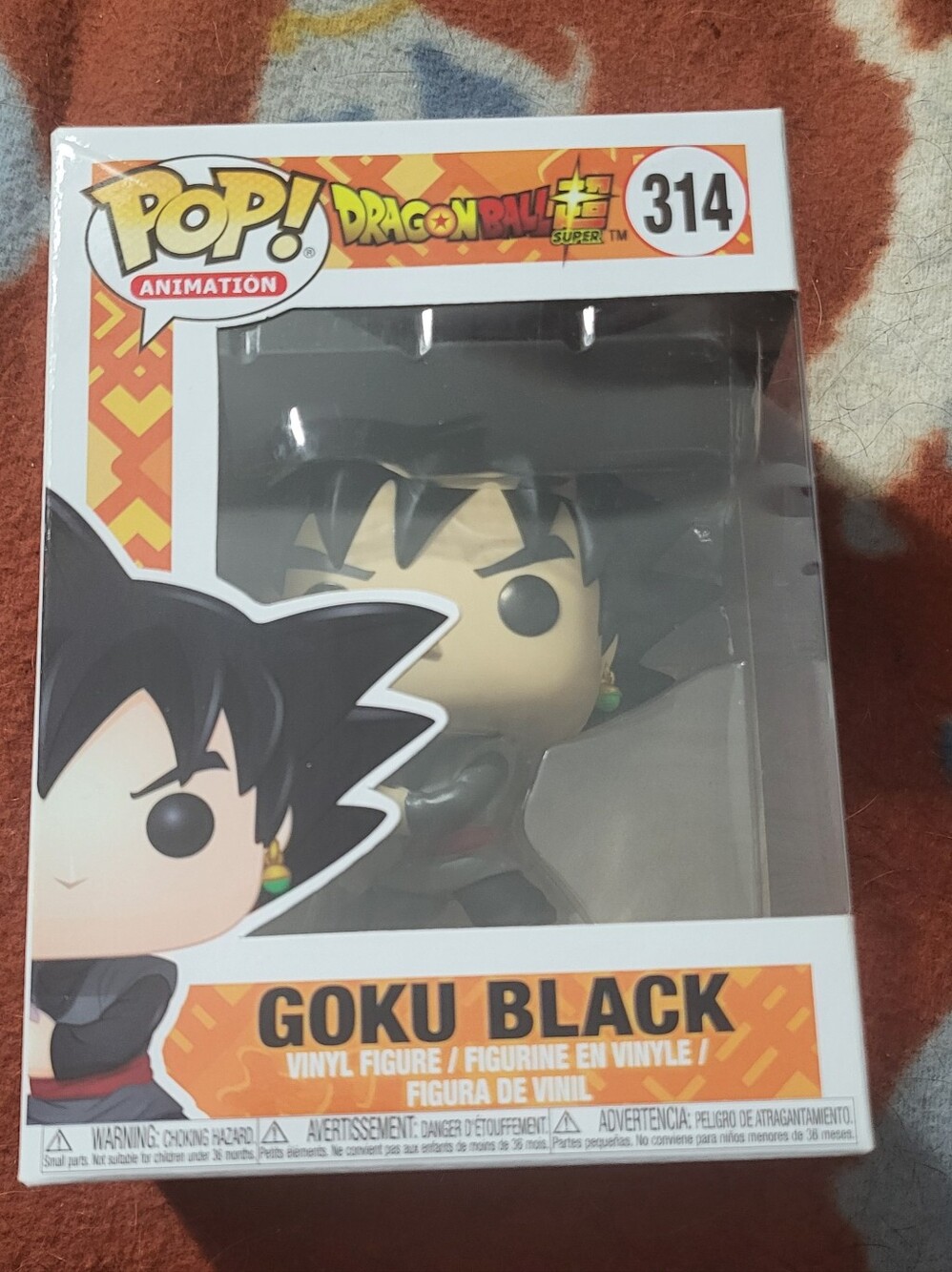 2018 Funko Pop! Animation Goku Black #314 Vinyl Figure - Black & Peach